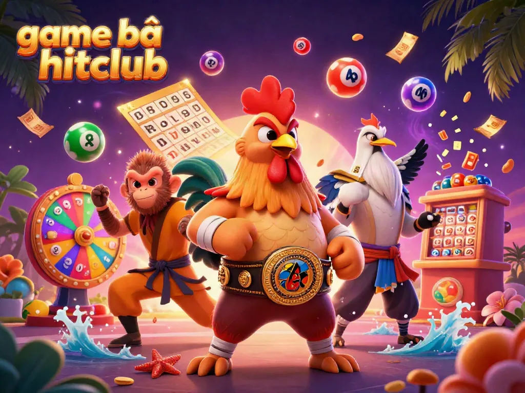Experience thrilling action with game bài hitclub, featuring colorful characters and dynamic gameplay elements.